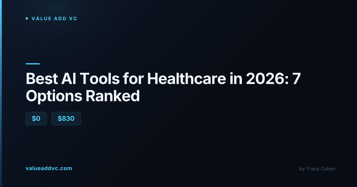 Best AI Healthcare Tools 2026