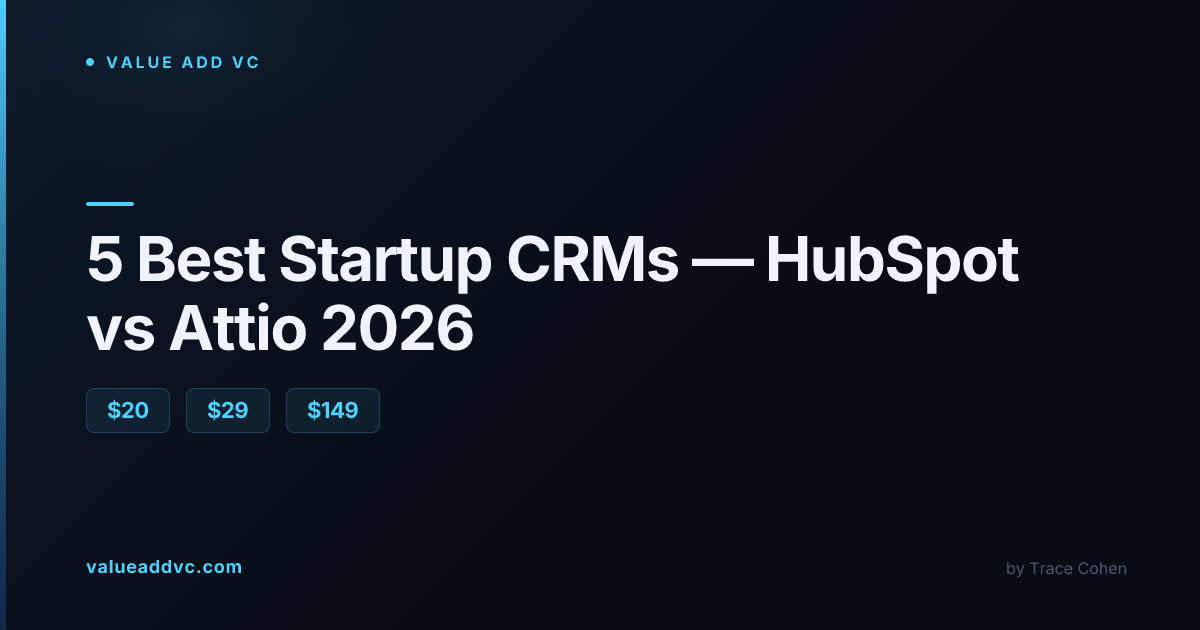 Best CRM for Startups 2026