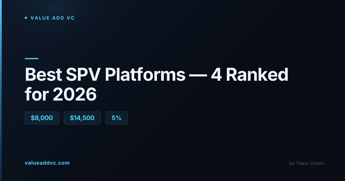 Best SPV Platforms 2026