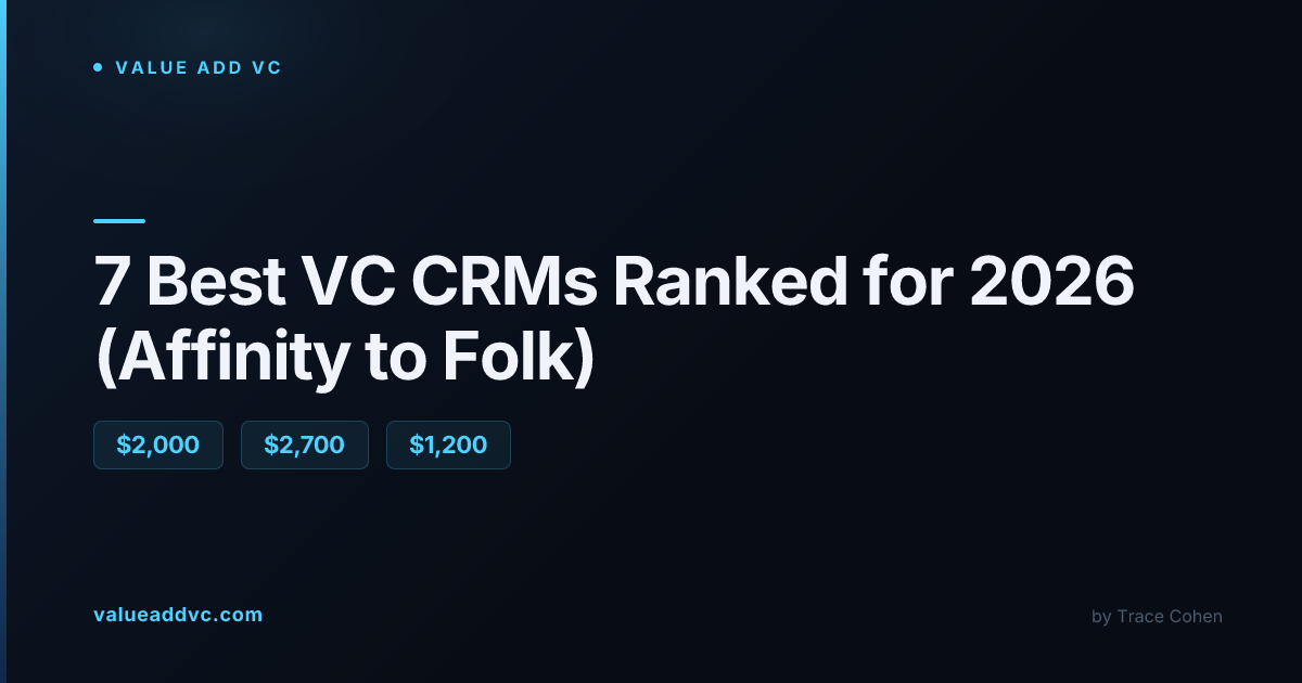 Best VC CRM Tools 2026